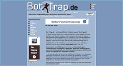Desktop Screenshot of bot-trap.de