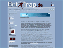 Tablet Screenshot of bot-trap.de